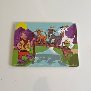 Three Billy Goats Gruff Wooden Puzzle - Melissa and Doug